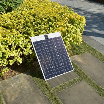 

50w solar panel charger module 18v plate solarl 50 w With 0.5m red and black cable for 12v battery Fishing Boat Cabin Camping