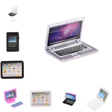 Мини-планшет компьютерный модель компьютерный стул для куклы дать детям лучший подарок кухонные аксессуары для гостиной мебель игрушка