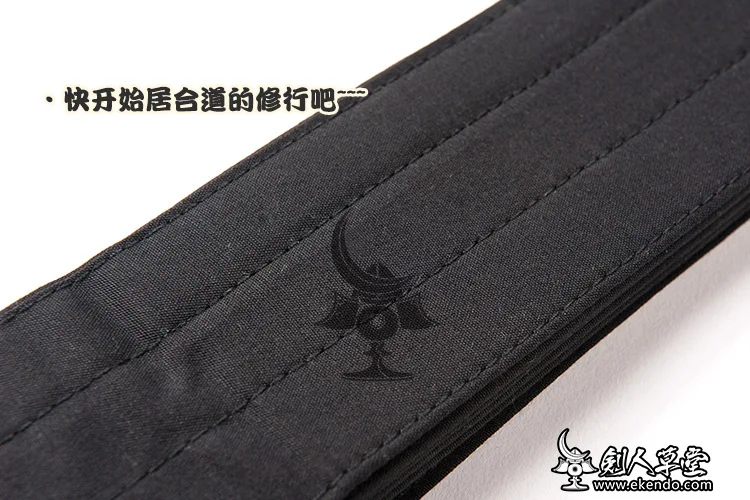  IKENDO.NET kh003 набор униформы IAIDO Стандартный черный комплект iaido с узкими рукавами