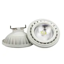 10W 12W AR111 LED Spotlight Warm Cool White LED Bulb Light COB QR111 G53 LED Ceiling Lamps DC12V AC85-265V Free Shipping