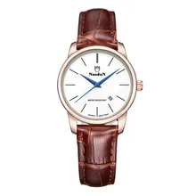 New Fashion Brand Watch Women Quartz Clock S Shock Resistant Complete Calendar Leather Watch Womens Orologi