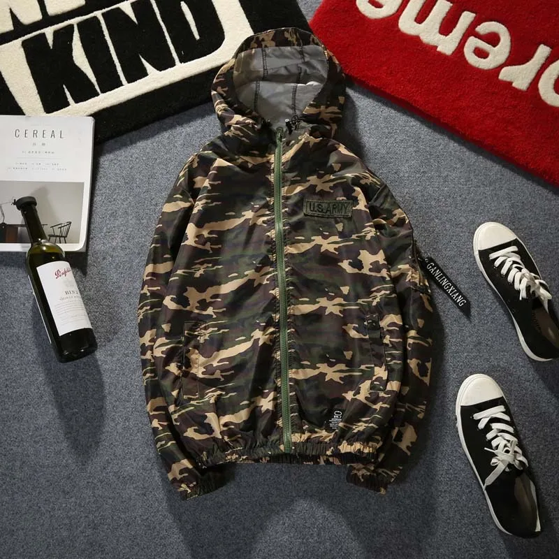 jaqueta corta vento exercito