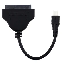 50pcs USB 3.1 Type-C To SATA 22 Pin 2.5″ Hard Disk Driver SSD Adapter Cable For Nokia N1 Macbook 2015 Chromebook USB 3.1 PCI-E