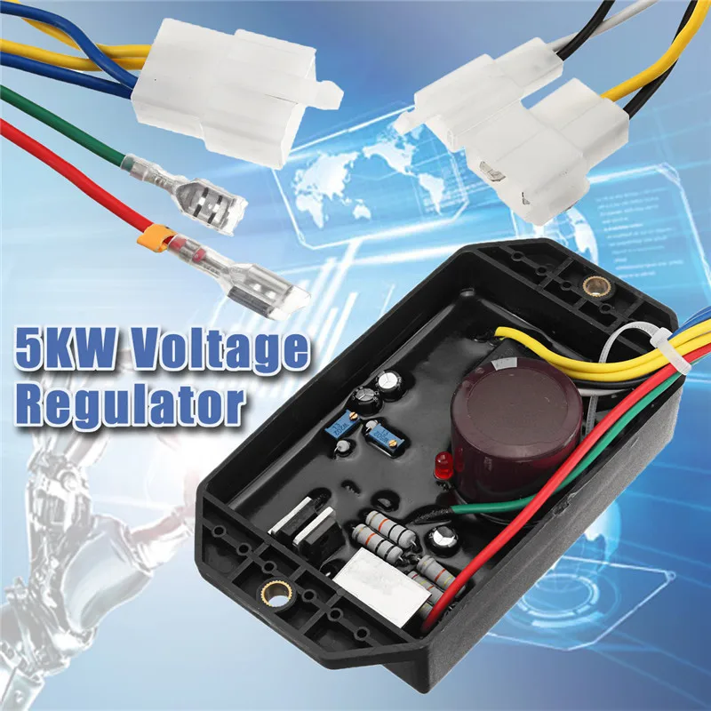 

For Diesel Generator 5KW 10 Wire 186F 50S Voltage Regulator AVR For Kipor Kama KDE5000 KDE6500 KDE6700