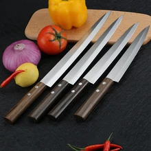 

Kitchen Knives Professional Sushi Sashimi Chef Knife Slicing Fillet Fish Cleaver Meat Japanese Style Stainless Steel Cooking To