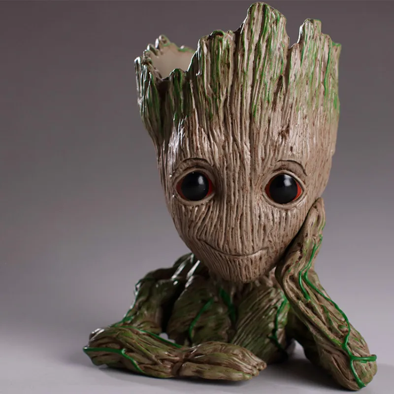 

Tree Man Baby Action Statue Dolls Ornament Home Decoration Guardians of The Galaxy 2 Model Hero Pen pot Sculpture Crafts Gifts