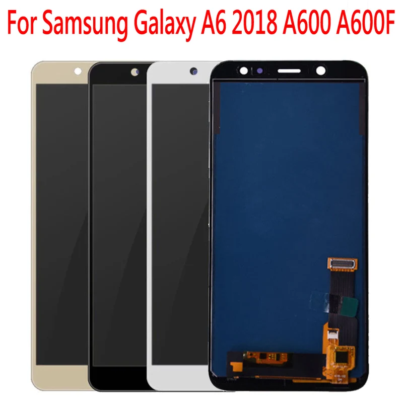 

For SAMSUNG Galaxy A6 2018 A600 A600F A600FN 5.6 '' LCD Display Touch Screen Replacement Digitizer Assembly Part