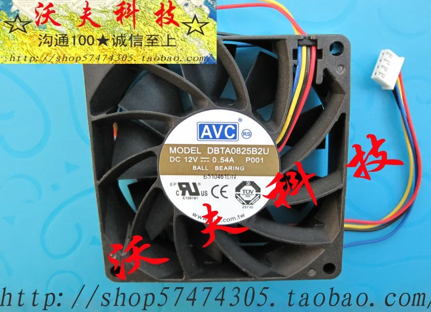 Для Avc 8025 8 см вентилятор 12 в A dbta0825b2u pwm Интеллектуальный Вентилятор охлаждения |