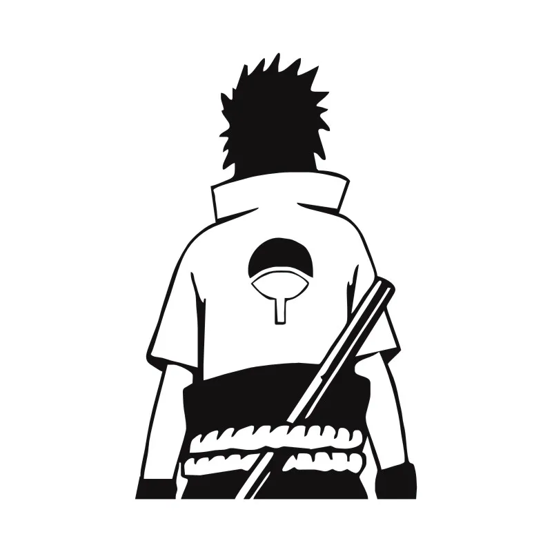 Наклейка на окна автомобиля 10 9 см * 17 1 Naruto Sasuke Uchiha аниме модные наклейки s