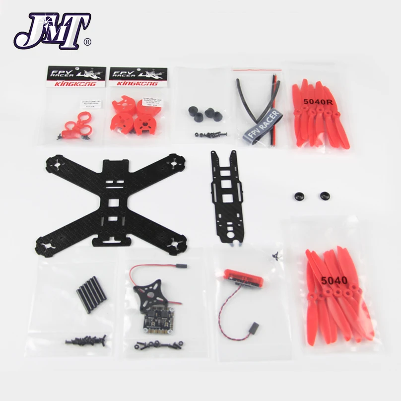 

JMT KINGKONG 210 Mini Frame FPV Racing Drone KIT Red / Green Color