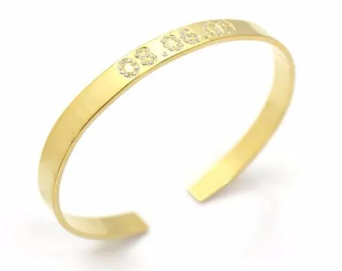 engraved bangle gold