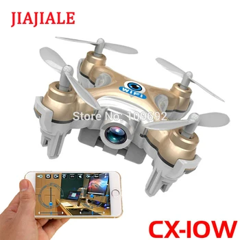 

Free Shipping RC Drone Cheerson CX-10W CX10W MINI WIFI FPV Quadcopter 6-Axis 2.4G 4CH With 0.3MP HD Camera Helicopters Toy Gifts