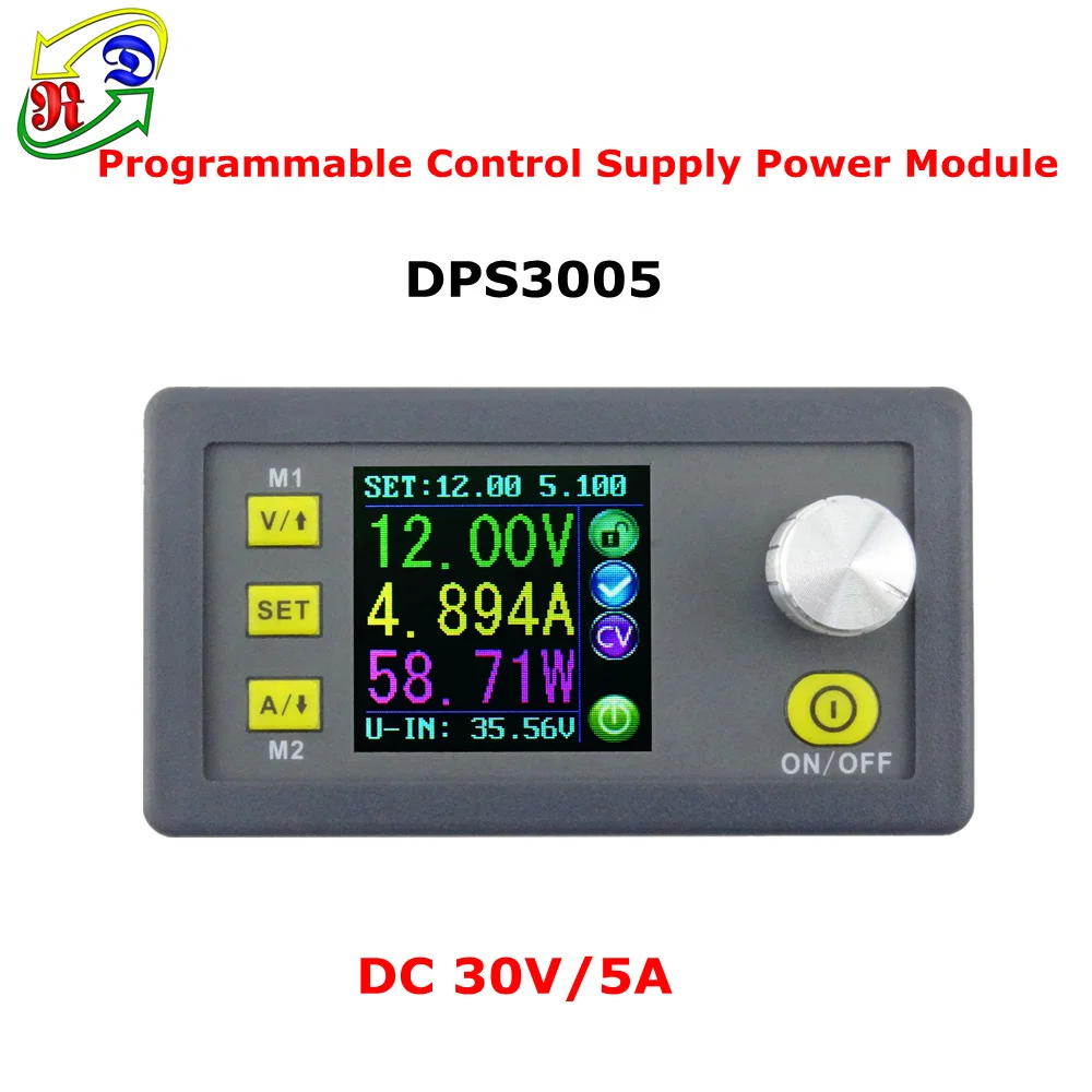 

RD DPS3005 Constant Voltage current Step-down Programmable Power Supply module buck Voltage converter color LCD voltmeter