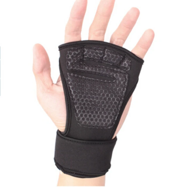 Guantes de levantamiento de pesas para hombre y mujer, muñequeras para  entrenamiento, gimnasio, Fitness, Crossfit, culturismo, gimnasia, Protector  de Palma de mano - AliExpress