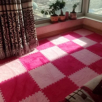 

8pcs Living Room bedroom Children Kids Soft Carpet Magic Patchwork Jigsaw Splice Heads Climbing Baby Mat 30*30cm Wholesale