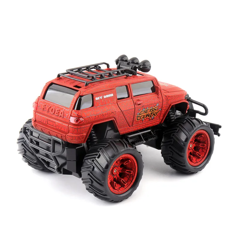 Радиоуправляемая машина 1/20 автомобилей на пульте управления 27 МГц Monstertruck внедорожные автомобили oyuncak игрушки для детей - Цвет: Красный