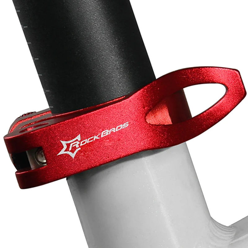 ROCKBROS Aluminum Ultralight Quick Release Road MTB Mountain Bicycle Clamp Seat Post Bike Seatpost Clamp 31.8mm 34.9mm RK0041 (10)