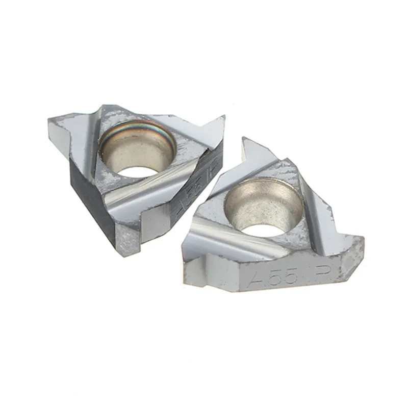 

2pcs 11 IR A55 / 11NR A55 Indexable Carbide Threading Lathe Inserts Internal For Turning Tool Holders