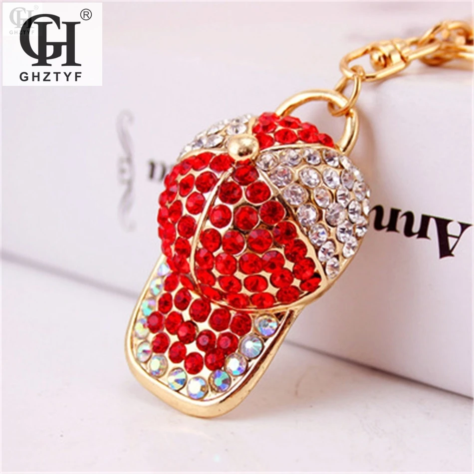 

Car Hat Crystal Keychains Gifts Lobster Buckle Alloy Keyring Bag Pendant Keychain For Men & Women Key Chain Jewelry