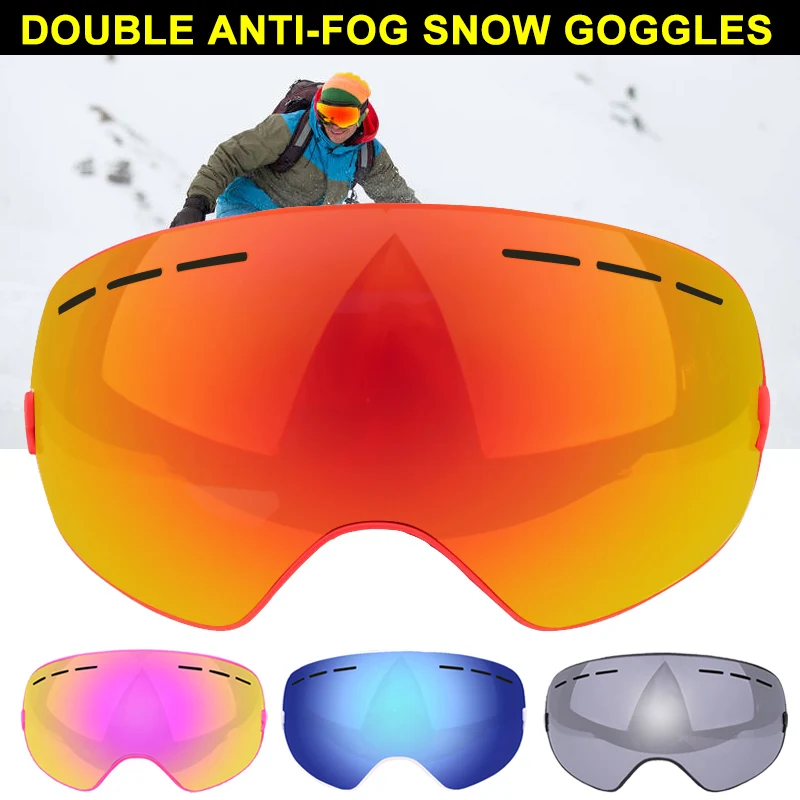 تزلج نظارات مزدوجة طبقات مكافحة الضباب قناع نظارات الجليد يندبروف حماية العين MC889 تزلج نظارات مزدوجة طبقات مكافحة الضباب قناع نظارات الجليد يندبروف حماية العين MC889