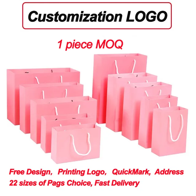 Wholesale Luxury Handmade Custom Color Print Cheap Garment Shopping Recycle Paper Bag With Handle For Jewelry