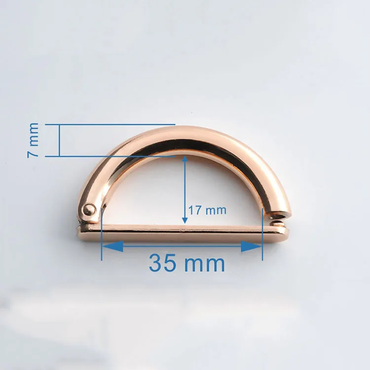 2 шт. металлическая d-образная Пряжка для пальто, сумки, аксессуары, застежка для сумки, застежка для сумки, Ms. пальто, ветровка, кнопки, d-образное кольцо, металлическая кнопка-застежка
