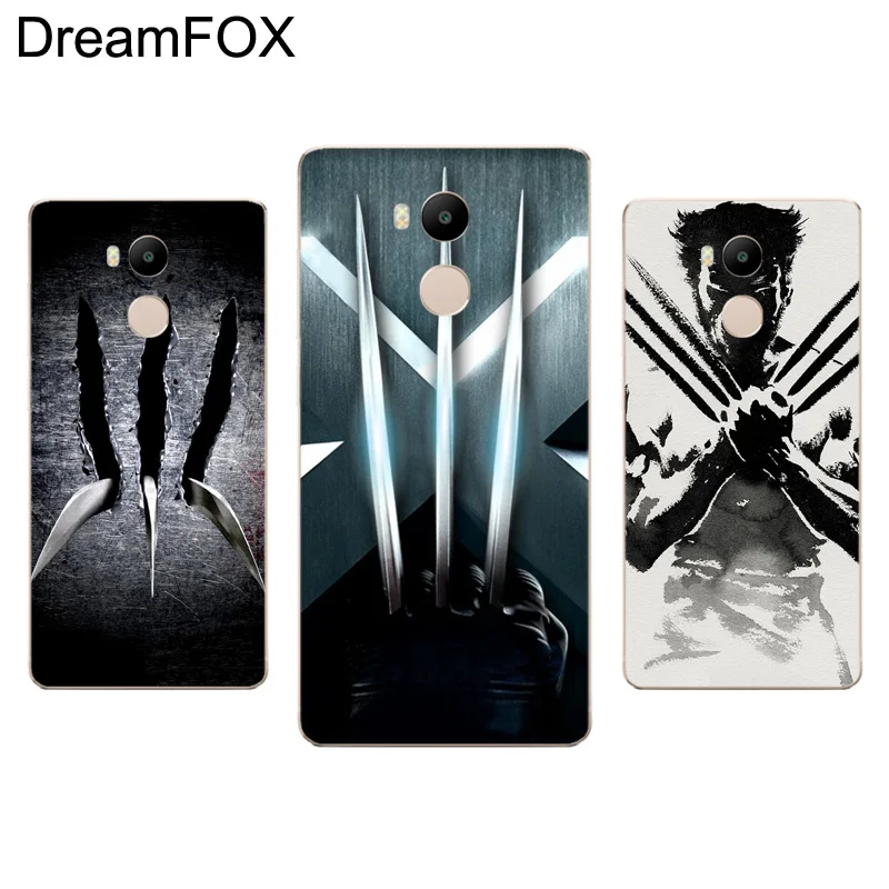 DREAMFOX L401 The Wolverine Soft TPU Silicone Case Cover For Xiaomi Redmi Note 3 4 4X 5 5A 6 7 Pro Global |