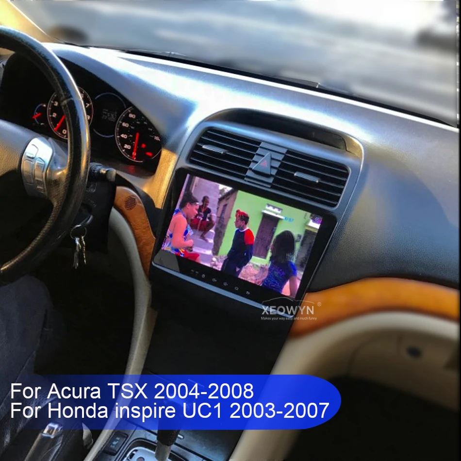 10,1 дюймов Android 8,0 Восьмиядерный автомобиль радио стерео для Acura TSX 2004-2008 gps навигация полный сенсорный 1024*600