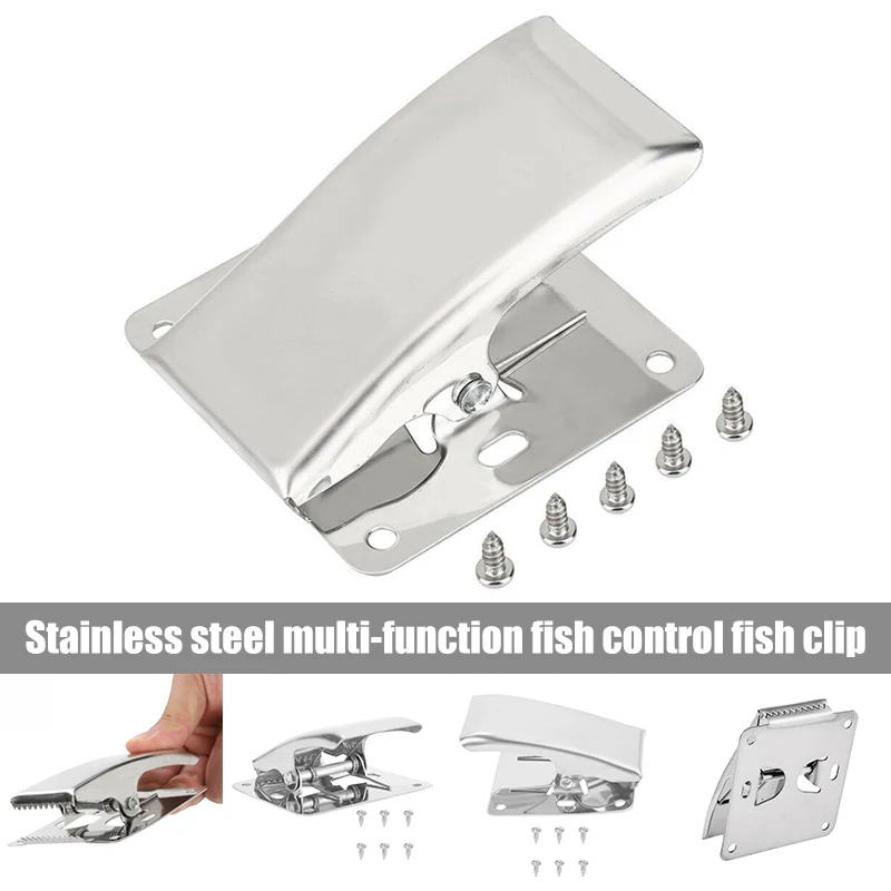 

High Fish Cleaning Board Tools Fillet Clamp Screws Deep-Jaw Fish Tail Clip Board for Scaling Table Bait DOG88