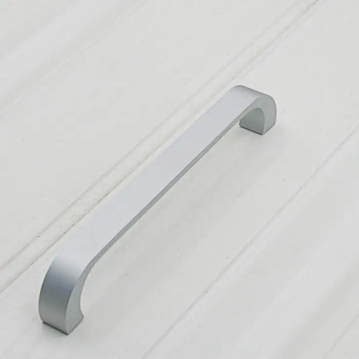 Алюминиевая длинная ручка мебельный Шкаф дверца ручки для спальни шкаф комод кухонный ящик тянет SKD88