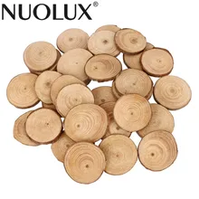 NUOLUX 30 шт. 4-5 см деревянное бревно древесные срезы для поделок своими руками Свадебные украшения Вечерние Декорации