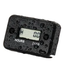 Waterproof Digital LCD Display Hour Meter For Marine ATV Snowmobile Motorcycle Bike For 2/4 Stroke Gas Engine Waterproof Digital LCD Display Hour Meter For Marine ATV Snowmobile Motorcycle Bike For 2/4 Stroke Gas Engine