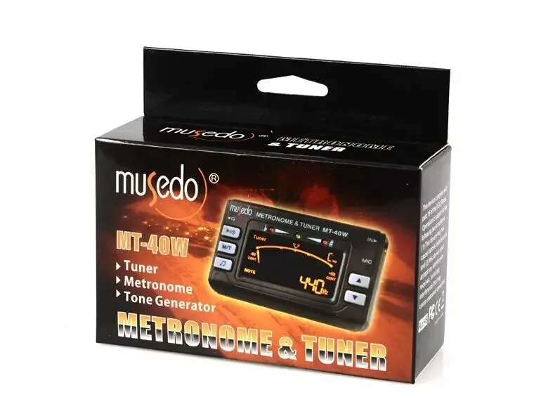 Musedo MT-40W Metro-tuner& Tone Generator электронный цифровой lcd 3 в 1 lcd кларнет, саксофон-тюнер/Метроном/тональный генератор