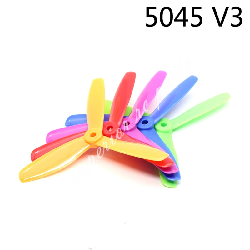 

5 Inch Propeller V3 CW CCW 5045 3 Blades Propellers 1806 2204 2206 2208 Brushless Motor Props for Quadcopter FPV Racing