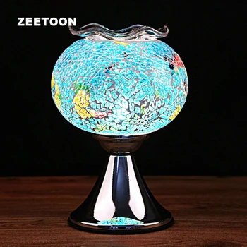 

220V Electricity Essential Oil Lamp Perfume Diffuser SPA Glass Incense Burner Aromatherapy Base Home Decor Wedding Ornament New