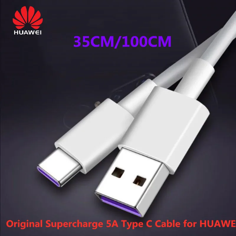 

Huawei Supercharge USB Type C data Cable Original 5A Fast Quick For P10 plus P20 Pro mate 9 mate 10 pro honor 9 10 v10 Note 10
