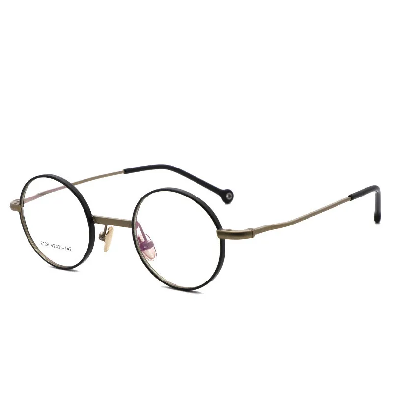 Optische Nerd Kleine Vazrobe black Männlichen Myopie Frauen gold black Runde Mann Grey Black Brille Männer Bronze Silver Progressive Dioptrien black 40mm Blau Rezept Anti 6SdqwSOAnx