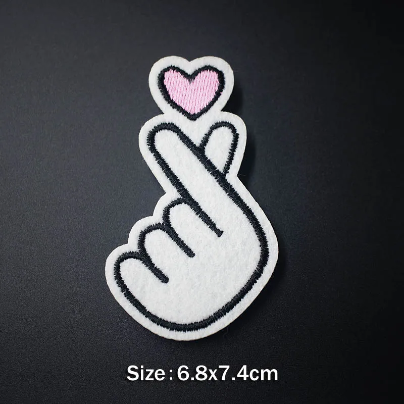 16 Нашивки вишня DIY мультфильм Экспрессия Вышивка Железо на патч аппликация Одежда пришить на одежду швейные принадлежности Декоративные - Цвет: 16