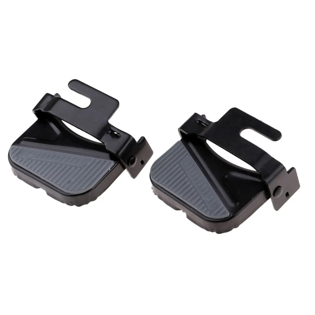 

Non-slip Bike Pedals Thicken Bicycle Folding Rear Foot Feet Rest Pedal Stand Riding Footpegs Accessories