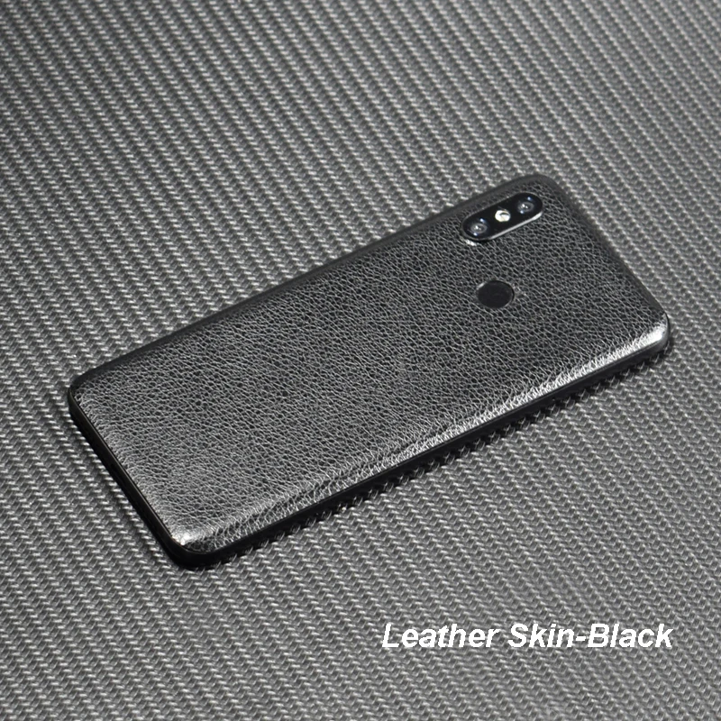 3D Carbon Fiber  Leather Wood Skins Protective Phone Back Cover Stiker For Xiaomi Mi8 SE Redmi 6 Pro 5 Plus Note 5 5A Sticker (4)