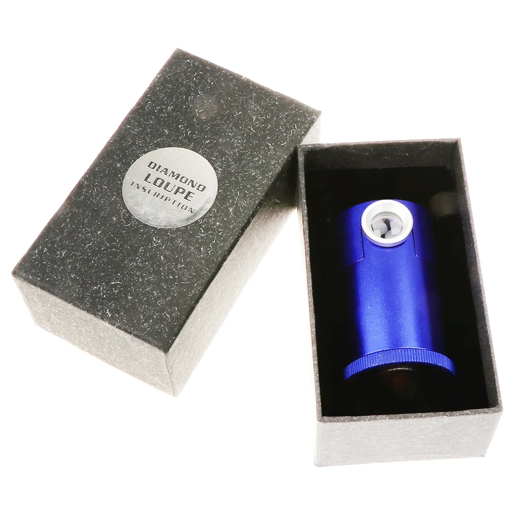 Diamond Inscription Reader Viewer Magnifying Len Jewelry Loupe Magnifier 18X