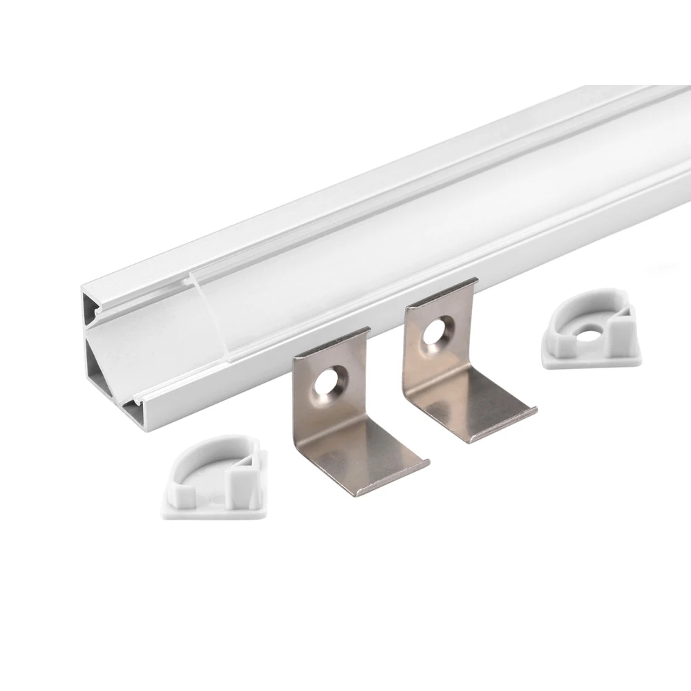 

60m(30pcs) a lot, 2m per piece, Anodized aluminum profile for led strip light, triangle shape