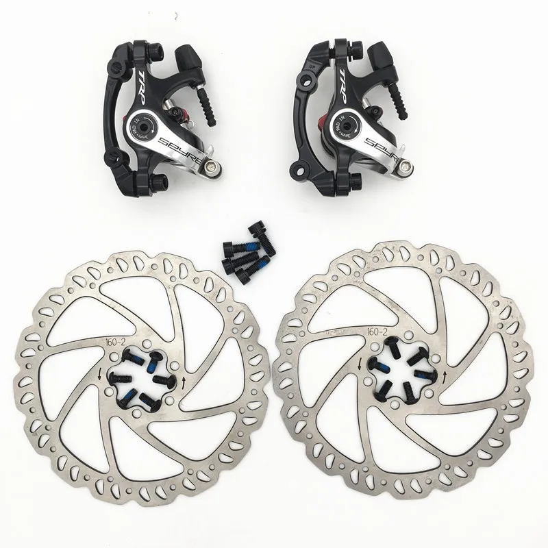TRP SPYRE Alloy mechaniczny hamulec tarczowy zacisk z 160mm wirnikiem ...