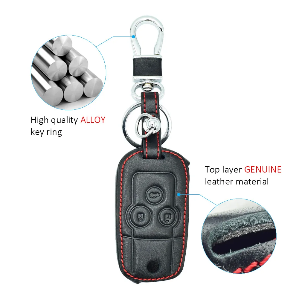 3 кнопки Кожаный Автомобильный ключ для Honda Civic 2011 Crv Fit Xrv Crider Складной Дистанционный чехол для ключа чехол сумка для ключей аксессуар