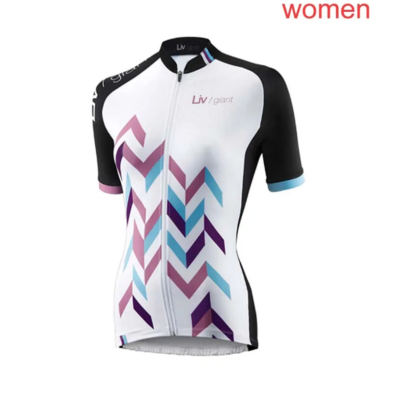 2018 Liv mujeres manga corta Ciclismo jersey MTB Ropa de bicicleta transpirable rápido seco deporte Ropa Ciclismo Mujer G1210