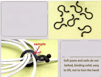 

DHL free.100bags/lot. cable collect clip. clips for cables. winder cable. small or large size.new clips for in-ear headphone