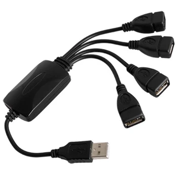 

NOYOKERE USB 2.0 HUB 4 Port Usb Charger Sharing Switch 2.0 Mini Cable Hub Spliter Adapter For Pc Laptop Notebook High Speed
