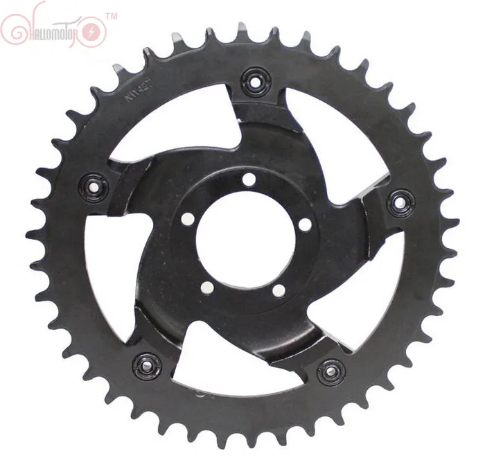 Cheap EU DUTY FREE BAFANG 48V 1000W BBSHD BBS03 Mid Drive Motor Cycling Crankset 42T Chain Wheel Electric Bike Center Drive Motor Kit 2