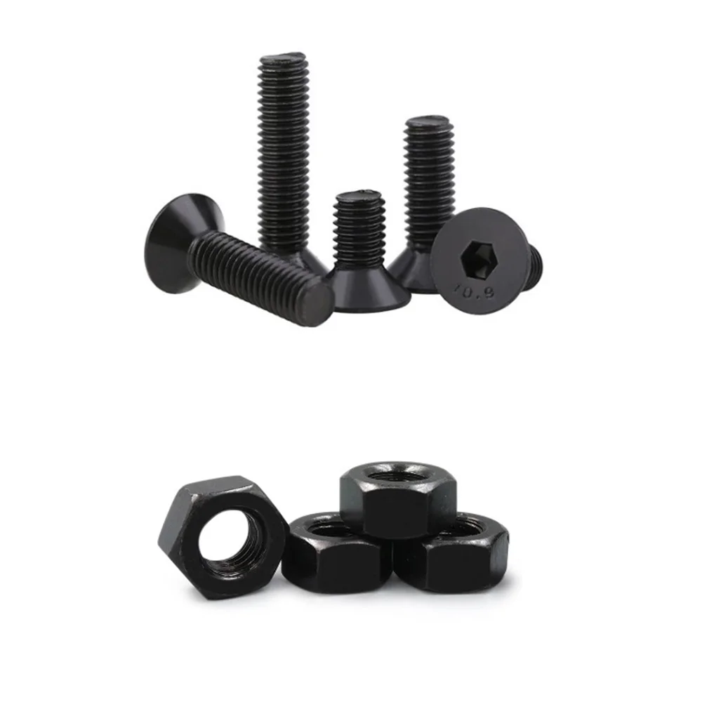 Cap Head Hex Socket Nut 280Pcs//Box M3 Cap Head Hex Socket Bolt Screw Nut Metric Machine Fastener Assortment Set Screws Cap Head Hex Socket Screw