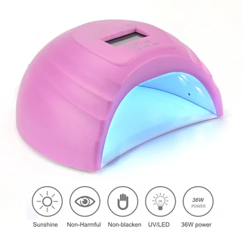 

Biutee Nail Dryer 36W Dual UV LED Nail Lamp Gel Polish Curing Light With Bottom 30s/60s/99s LCD Display Lamp Nail Art Tool